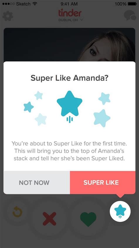 blå stjerne tinder|Super Like™